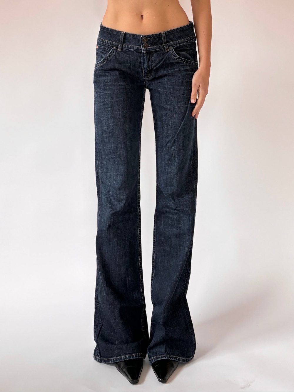 Hudson Dark Wash Flared Jeans